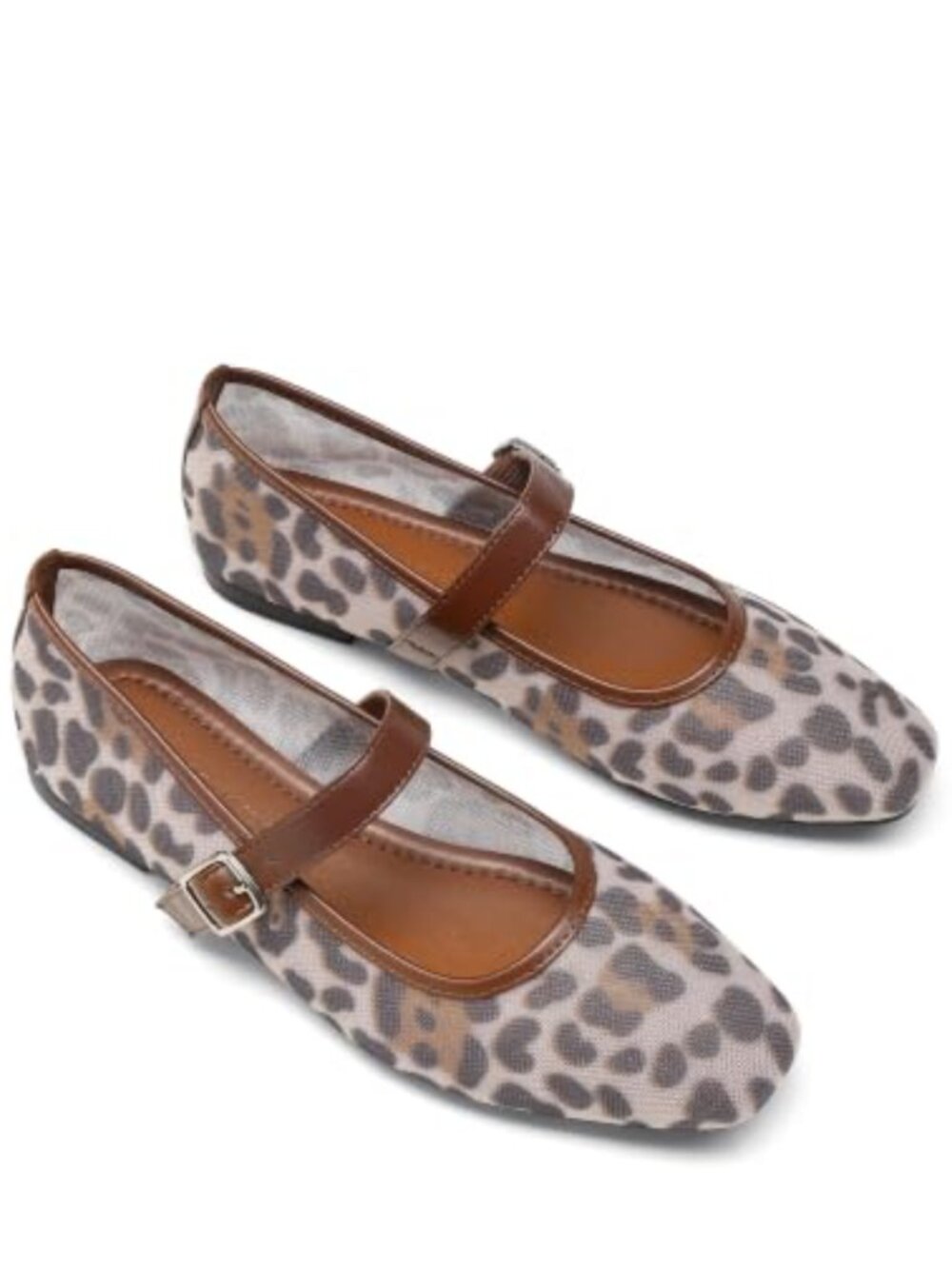 Mary Jane Ballet Flats with Buckle Closure - Picture 3 of 6